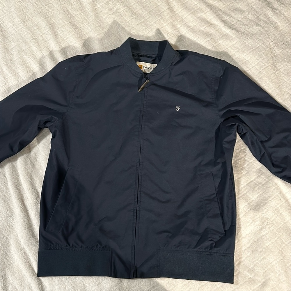 Farah Newbern Manteau, Bleu (Yale), L Homme